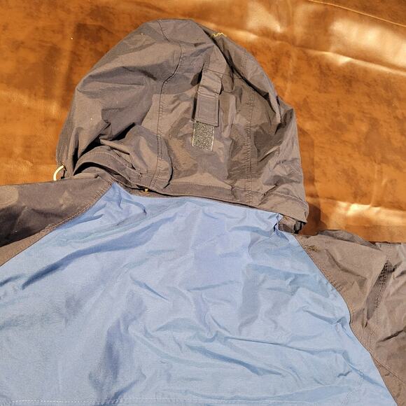 Columbia Colorblock Gorpcore Interchange Vertex Jacket Blue Black Mens XL - Picture 4 of 10